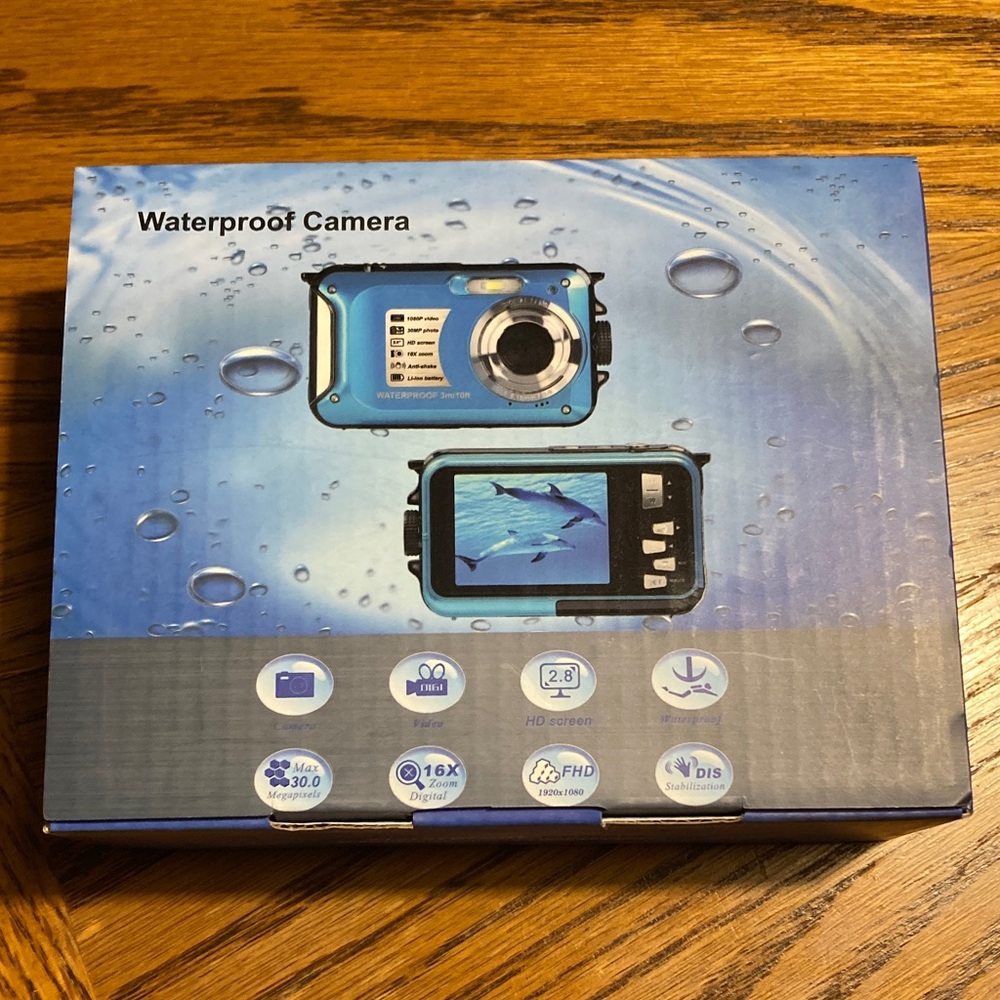 Waterproof Digital Camera - Blue